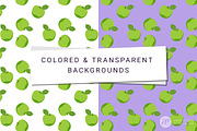 12 Fruit Vector Patterns, a Pattern Graphic by Anne Elster Design (Thumbnail 2 of 4)