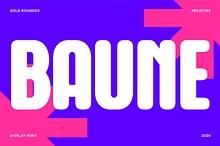 Baune - Condensed Rounded Sans