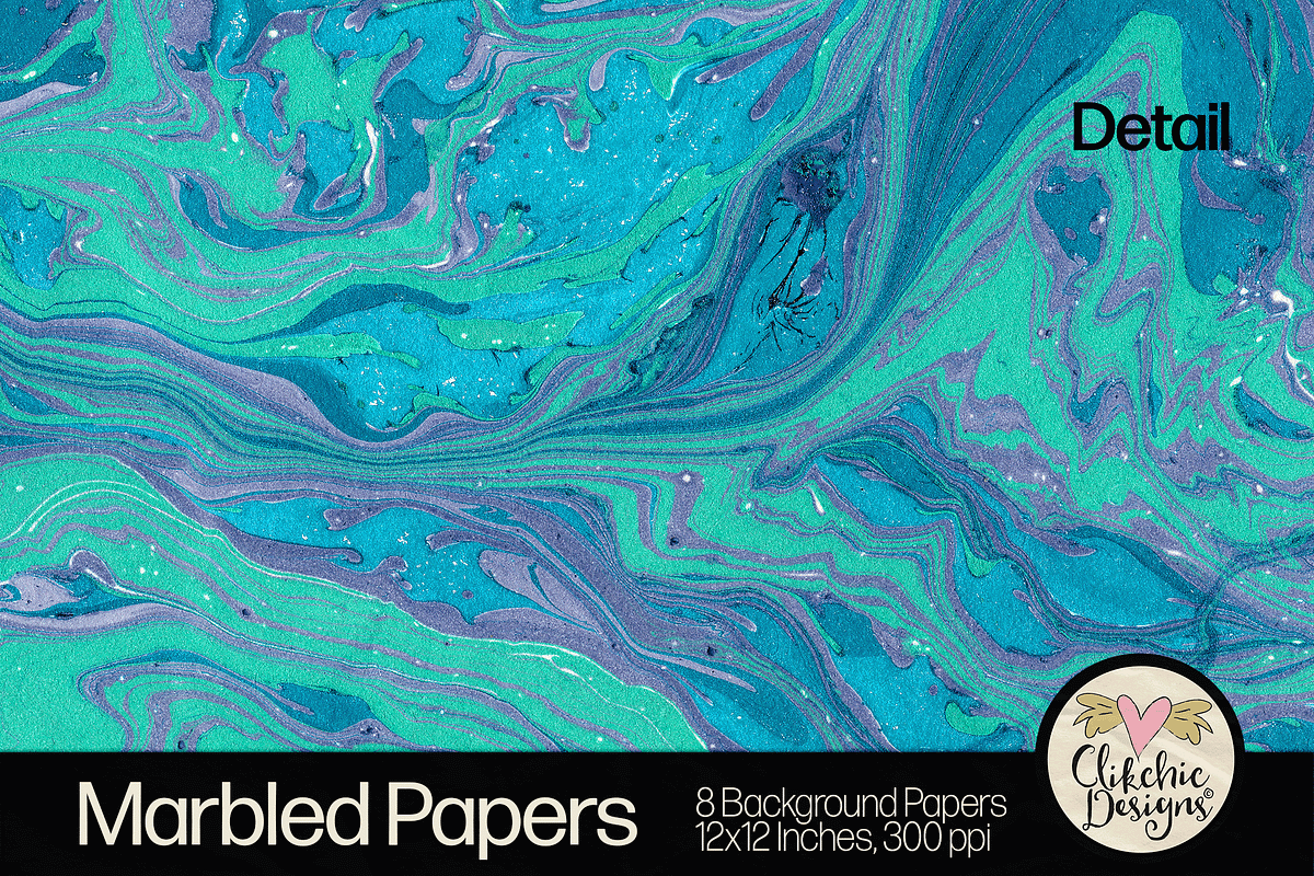 Marbled Background Textures, a Texture Graphic by Clikchic Designs (Photo 3 of 5)