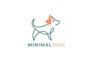 Minimal Paws Dog, a Branding & Logo Template by Logocreative (Thumbnail 2 of 2)
