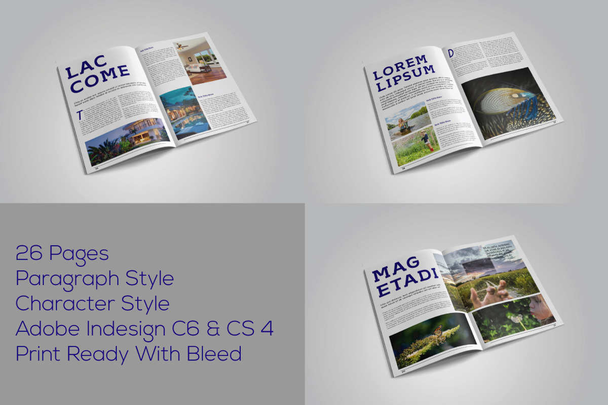 A4 Magazines 26 Pages, a Magazine Template by marone (Photo 5 of 5)