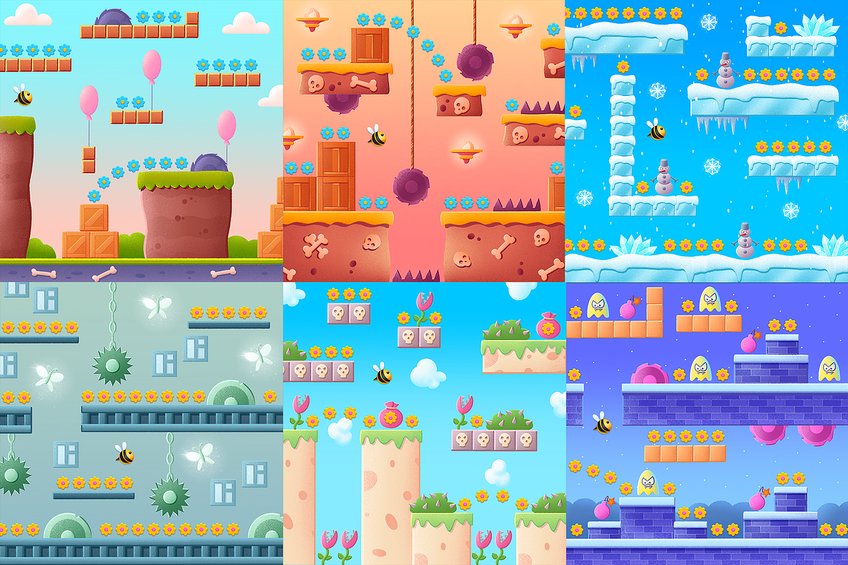 Game UI pack, Bee, an Object Graphic by KartInnka (Photo 3 of 28)