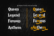 Quinthero, a Blackletter Font by Fachranheit Studio (Thumbnail 5 of 11)