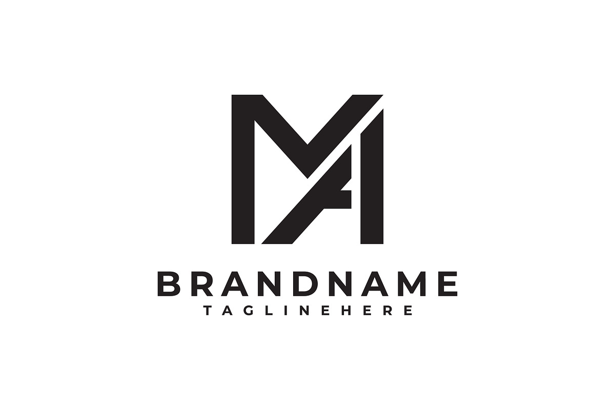 Initial Letter MA Logo Design, a Branding & Logo Template by Saba Vector (Photo 2 of 3)