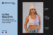 Beanie Mockup Set, a Hat Mockup by Freeman Studio (Thumbnail 5 of 15)