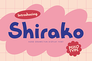 Shirako - Bold Fun Font for Branding, a Font by Pekotype (Thumbnail 1 of 15)
