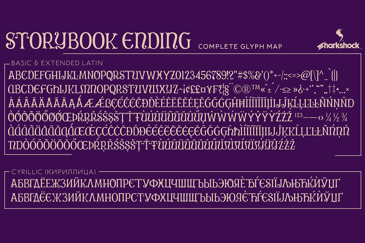 Storybook Ending, a Serif Font by Sharkshock (Photo 2 of 2)