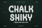 Chalk Shiky - Playful Font, a Handwritten Font by Viswal Studio (Thumbnail 1 of 6)