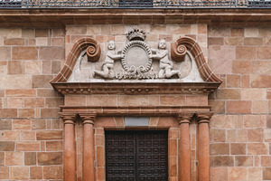 Historic stone doorway in Oviedo, an Architecture Photo by SkyNext