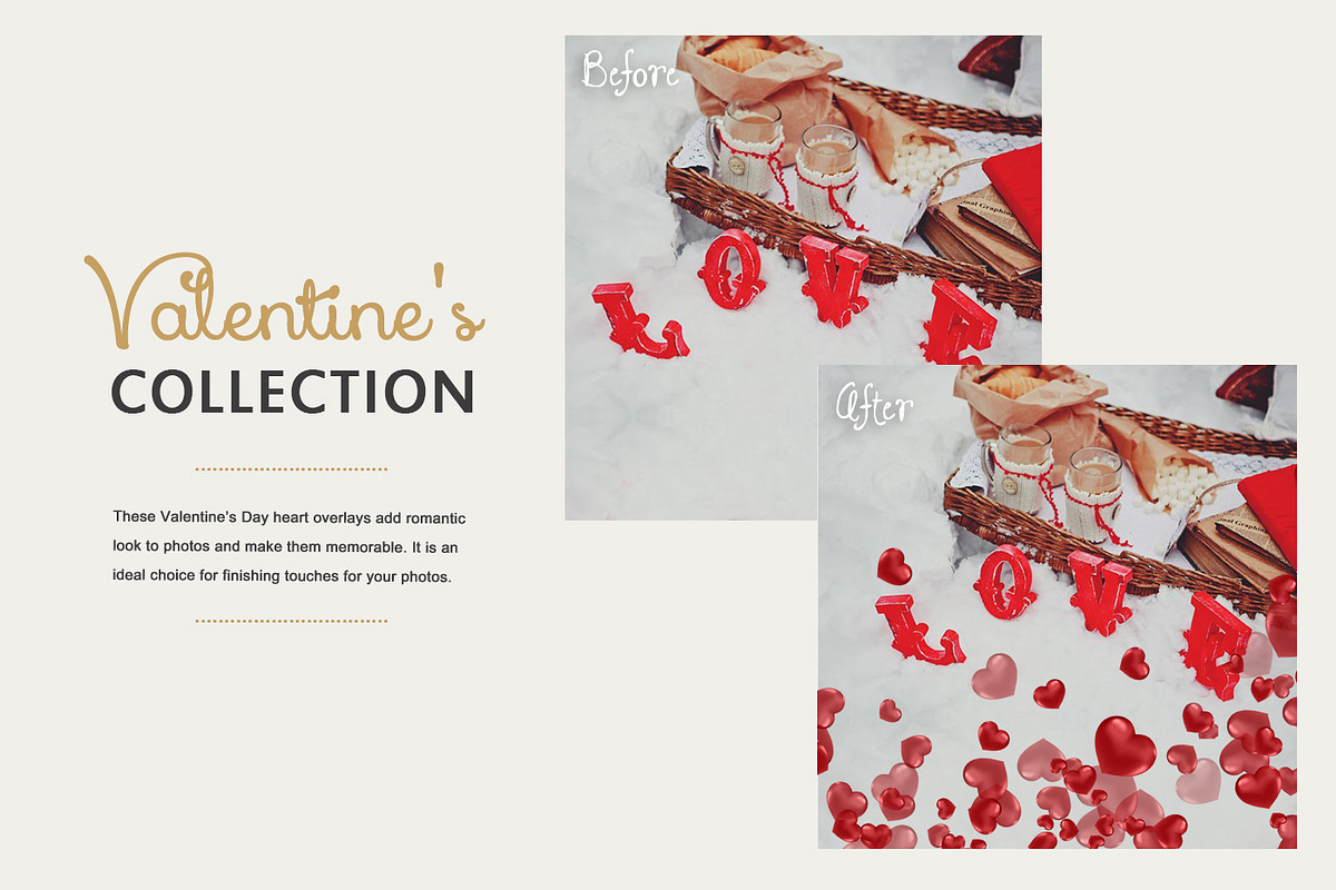 Heart Valentine's Photoshop Overlays, a Layer Style Add-On by Creative Shop (Photo 4 of 4)