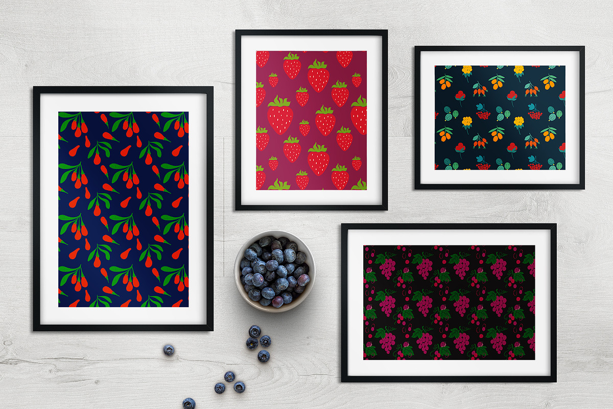 Go for Berries. Forest Collection., a Food Illustration by Annakniaz (Photo 10 of 10)