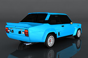 FIAT 131 Abarth Rally Stradale, a Cars & Vehicle 3D Model by valtriiu (Thumbnail 5 of 12)