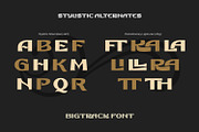 Bigtrack, a Handwritten Font by Nathatype (Thumbnail 10 of 15)