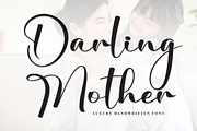 Darling Mother | Script Font, a Handwritten Font by Scratchones (Thumbnail 1 of 8)