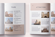 Travel Itinerary Book, Travel Guide, a Brochure Template by Niofix (Thumbnail 3 of 6)