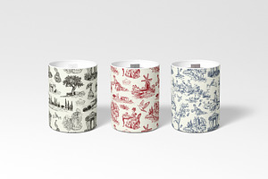 Country Life Toile De Jouy Patterns