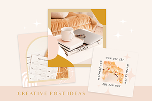 Instagram Templates Boho Canva