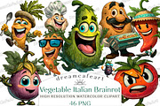 Funny Vegetable Italian Brainrot, an Illustration by DreamCafeArt (Thumbnail 1 of 8)