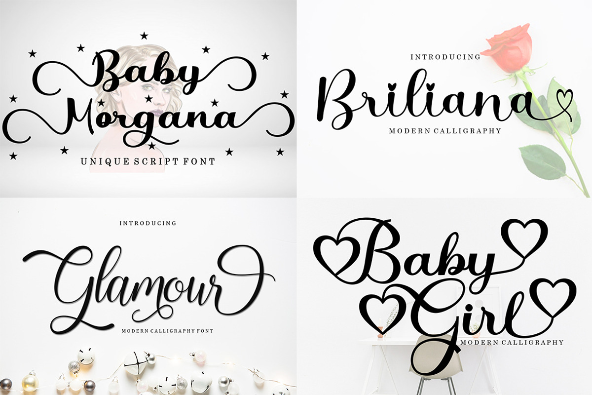 Super Big - Collection Font Bundle, a Script Font by Bosstype Studio (Photo 6 of 12)