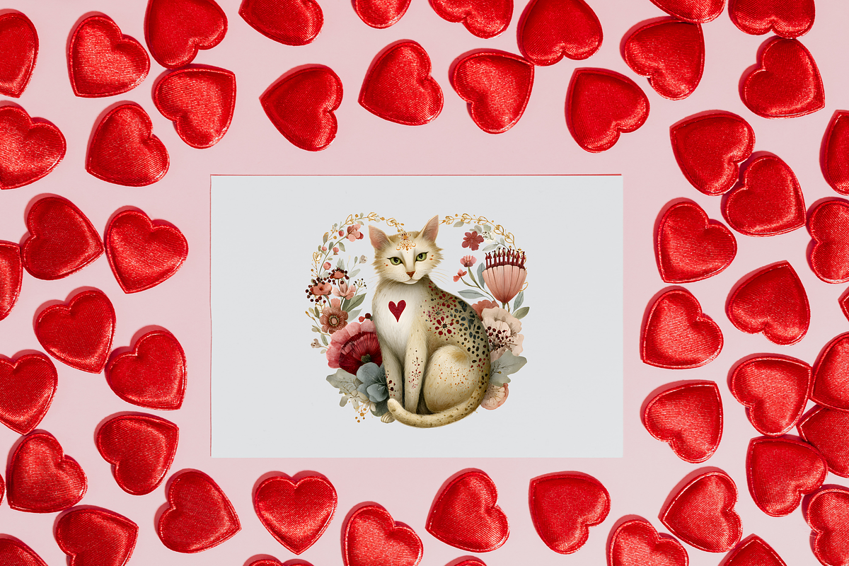 VALENTINE DREAM ANIMALS CLIPART PACK, an Animal Illustration by Daring Digies (Photo 8 of 8)
