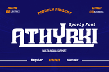 ATHYRKI | Athletic Font
