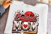 Baseball Mom Sports PNG, an Object Illustration by DreamCafeArt (Thumbnail 6 of 6)