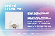 Zuccini - Unique Modern Typeface, a Sans Serif Font by HipFonts (Thumbnail 5 of 10)