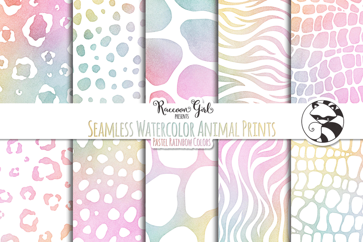 Seamless Animal Prints pr, a Pattern Graphic by RaccoonGirl Design (Photo 1 of 3)