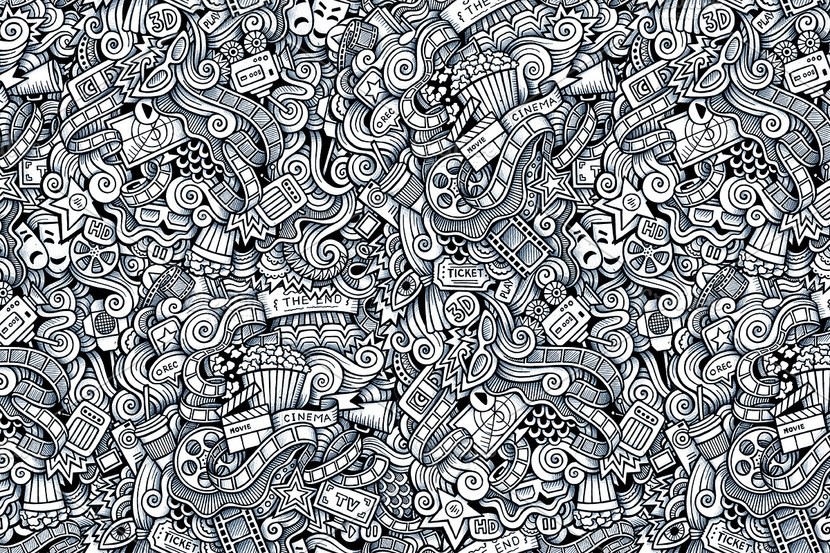 Cinema Graphics Patterns, a Pattern Graphic by BALABOLKA (Photo 5 of 6)
