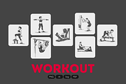 Workout Vector Illustrations, a Sport Illustration by Rasgood (Thumbnail 4 of 9)