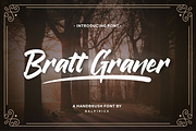 Bratt Graner - Handbrush Font, a Handwritten Font by Balpirick Studio (Thumbnail 1 of 7)