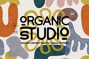 Gouache Organic Shapes Patterns