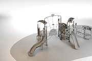 Kids playground equipment with slide, an Object 3D Model by NOMODOL (Thumbnail 7 of 7)