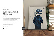 Artwork / Frames on Scenes Mock-ups, a Household Mockup by BlackMocca (Thumbnail 4 of 18)