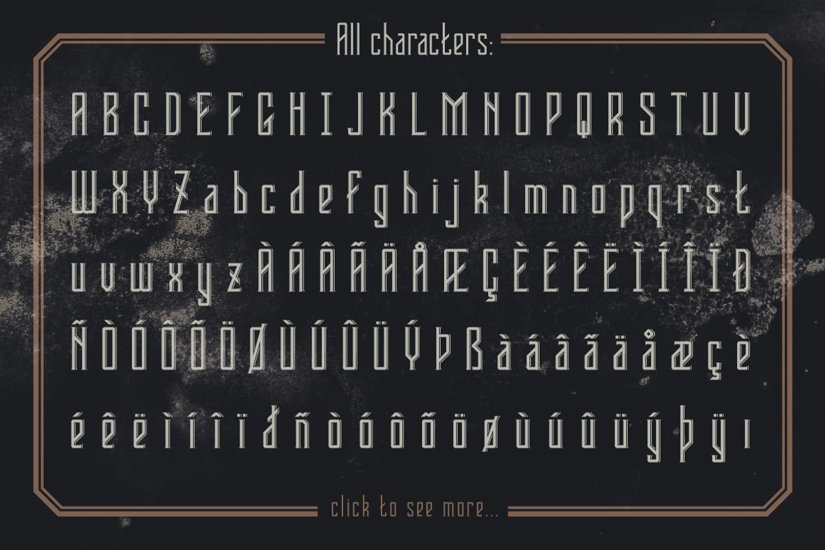 Bootleggers font preview 4