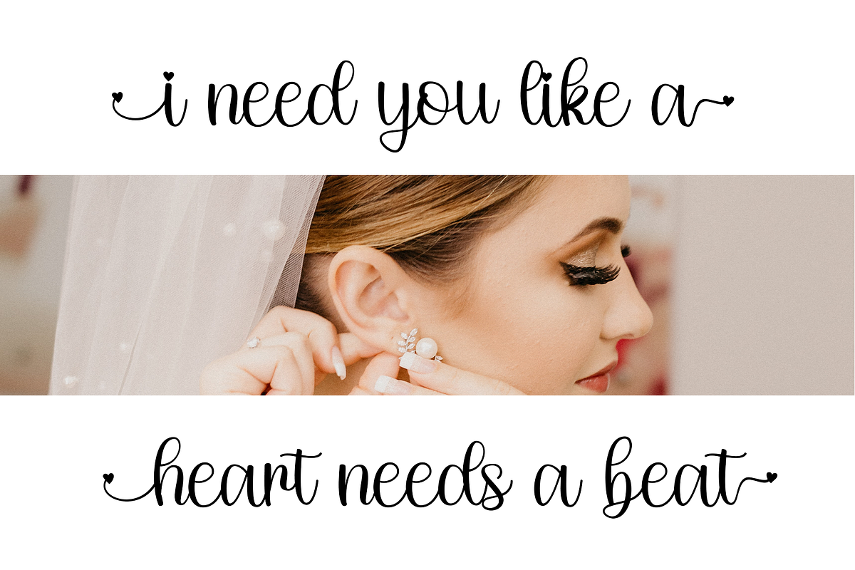 Magic Love - wedding font preview 4