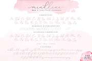 Mindline Script, a Script Font by Barland Design (Thumbnail 9 of 12)