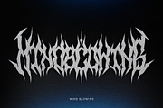 Morexbomb | Metal Font, a Blackletter Font by WingBuk (Thumbnail 4 of 13)