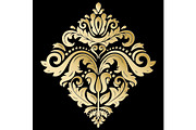 Oriental Vector Pattern With 3D Elements, a Decorative Illustration by FineArtStudio (Thumbnail 1 of 3)