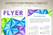 Flyers. Business Triangle Fliers, a Technology Illustration by TAlex (Thumbnail 5 of 6)