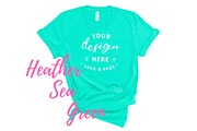 Bella Canvas TShirt Mockups On White, a Shirt Mockup by lock and page (Thumbnail 87 of 92)