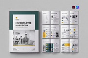 Employee Handbook - InDesign & Canva, a Brochure Template by Work-Envance (Thumbnail 1 of 10)