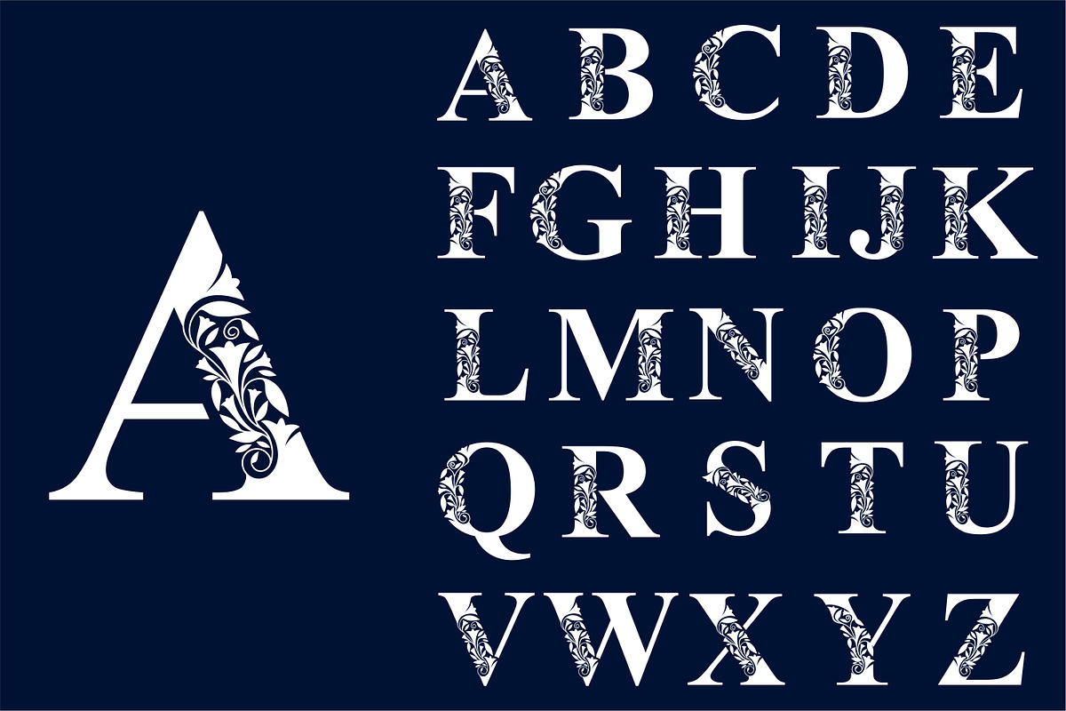 alphabets A to Z  design vector, a Branding & Logo Template by BARONSTD (Photo 4 of 4)