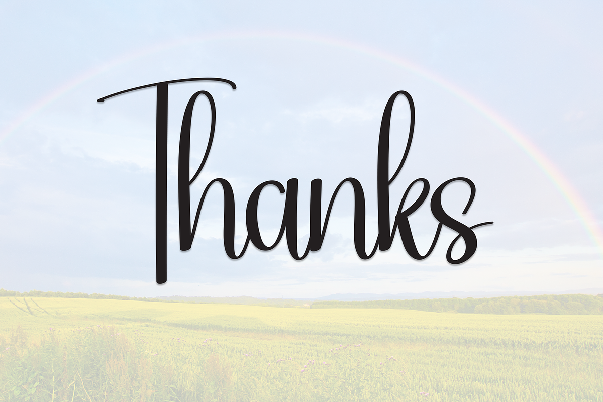 Rainbow | Script Font, a Handwritten Font by Scratchones (Photo 8 of 8)