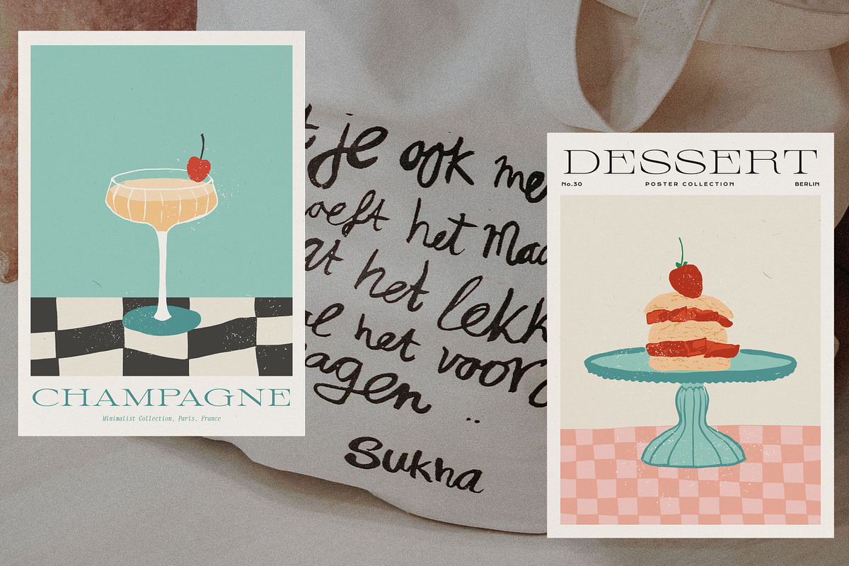 Food Cravings Prints Posters, an Object Graphic by iStar Design (Photo 2 of 14)