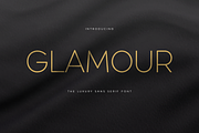 GLAMOUR - Luxury Sans Serif Font, a Sans Serif Font by Hamz Studio (Thumbnail 1 of 10)