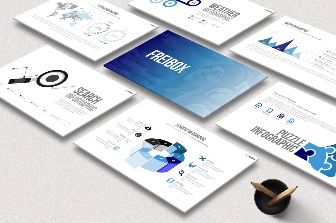 Freibox Powerpoint, a Presentation Template by Dedijuniadi