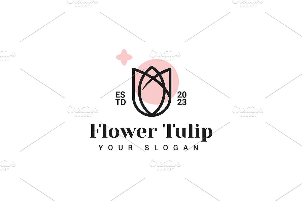 Minimalist Flower Logo Bundle, a Branding & Logo Template by Dyn Studio (Photo 5 of 6)