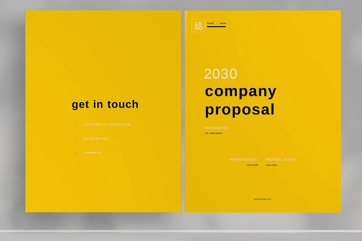 Yellow Company Profile Brochure, a Brochure Template by Boris Cupac (Photo 2 of 7)