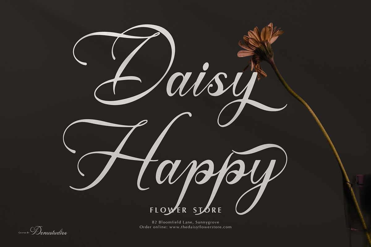 Anelyas | Modern Calligraphy, a Script Font by Denustudios (Photo 2 of 12)